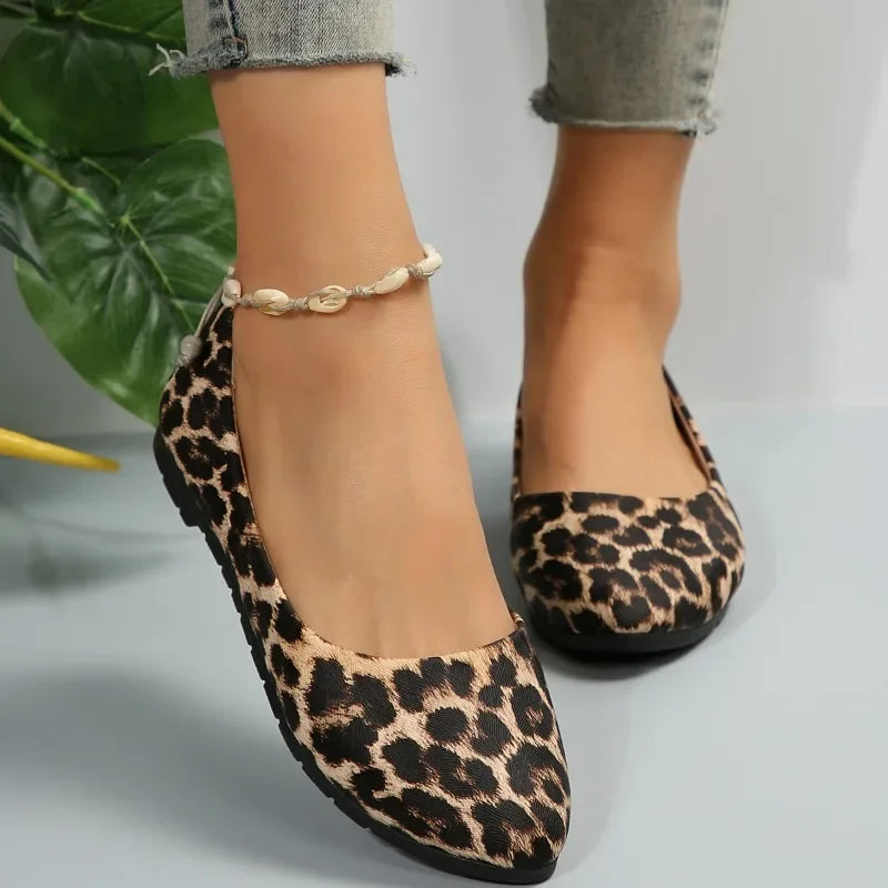 Mocasines de Leopardo para Mujer, Planos y Estilizados, Otoño 2024