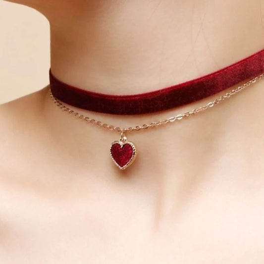 Collar con Colgante de Corazón - Joyería de Moda para Mujer