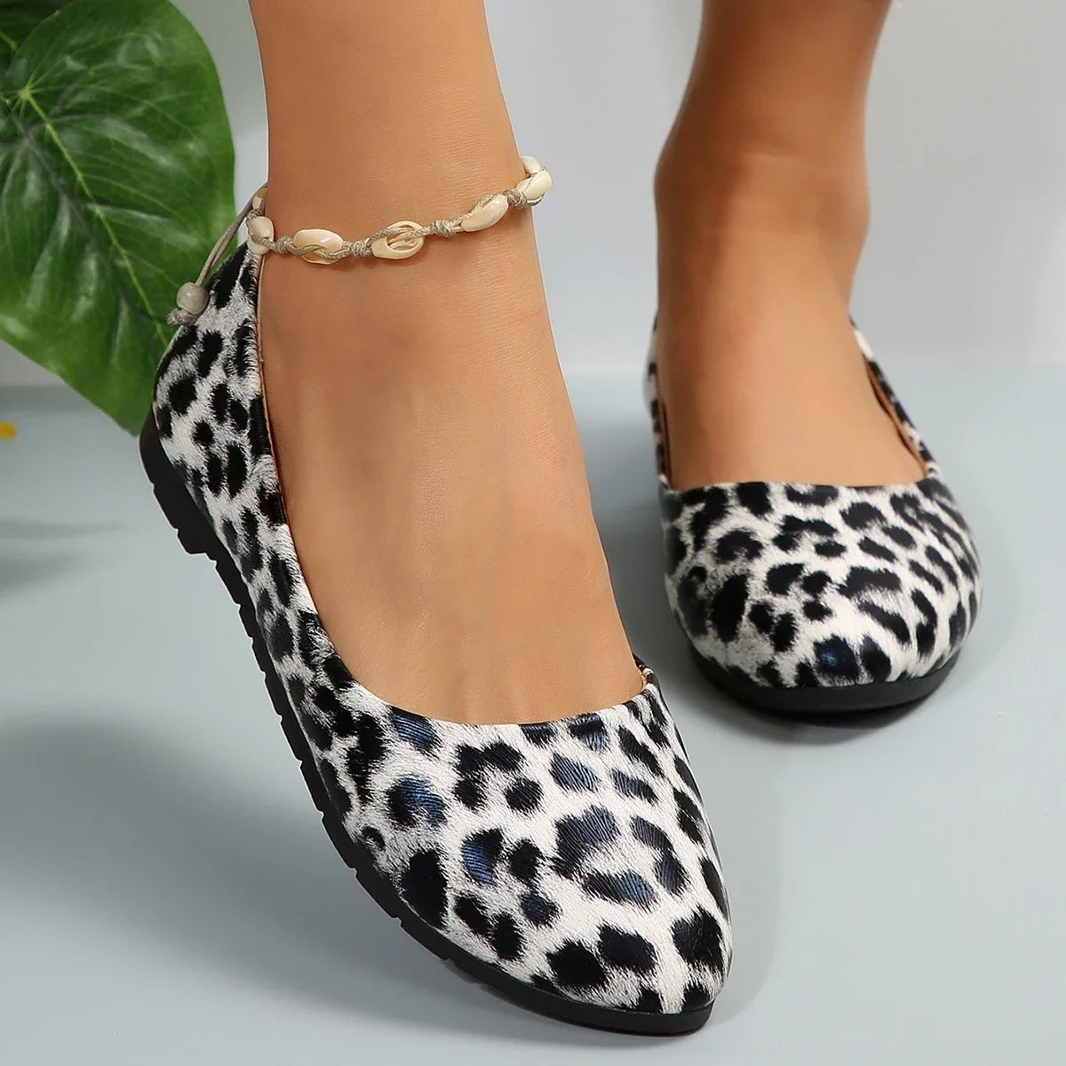 Mocasines de Leopardo para Mujer, Planos y Estilizados, Otoño 2024