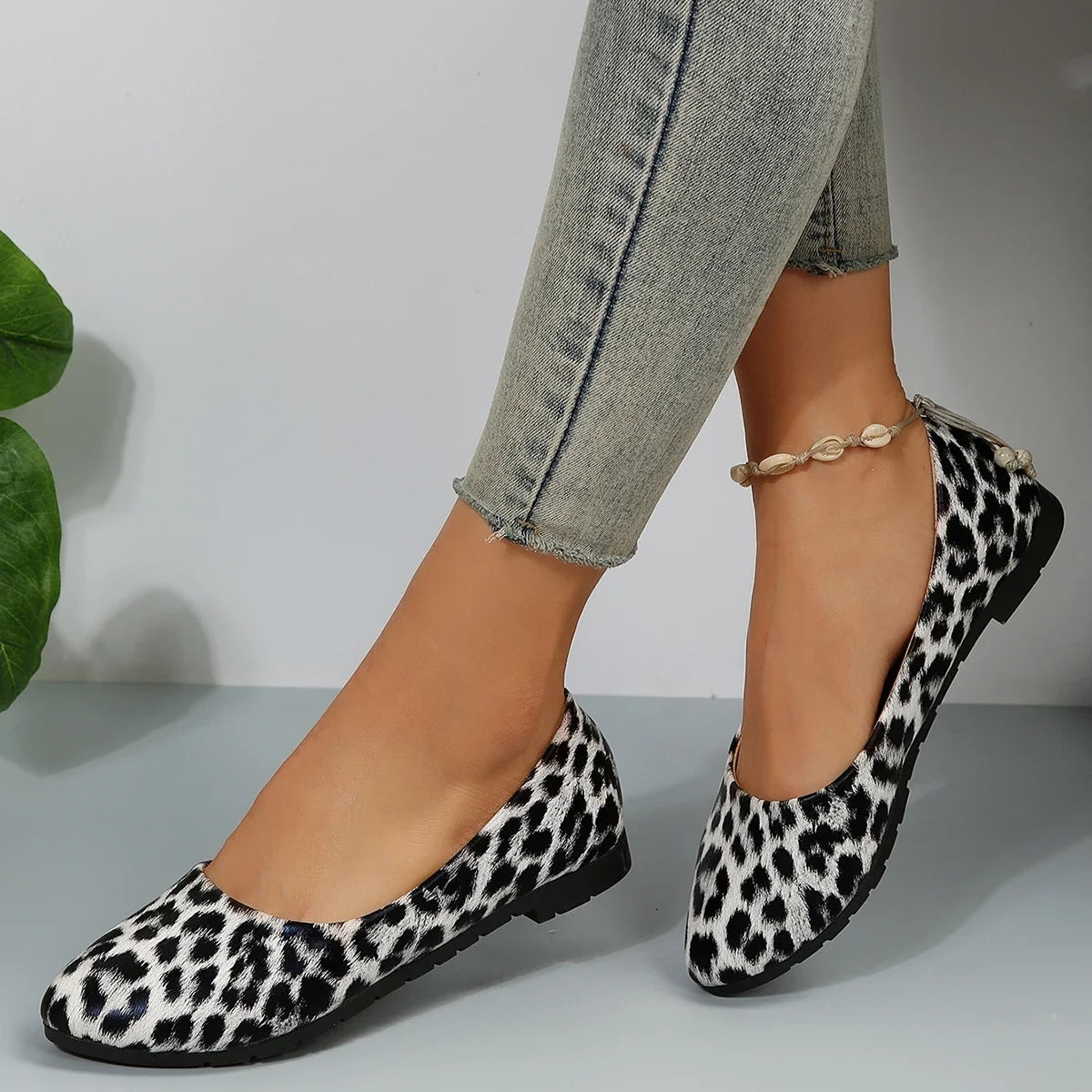 Mocasines de Leopardo para Mujer, Planos y Estilizados, Otoño 2024