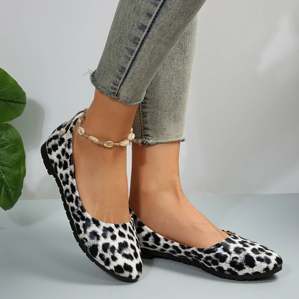 Mocasines de Leopardo para Mujer, Planos y Estilizados, Otoño 2024