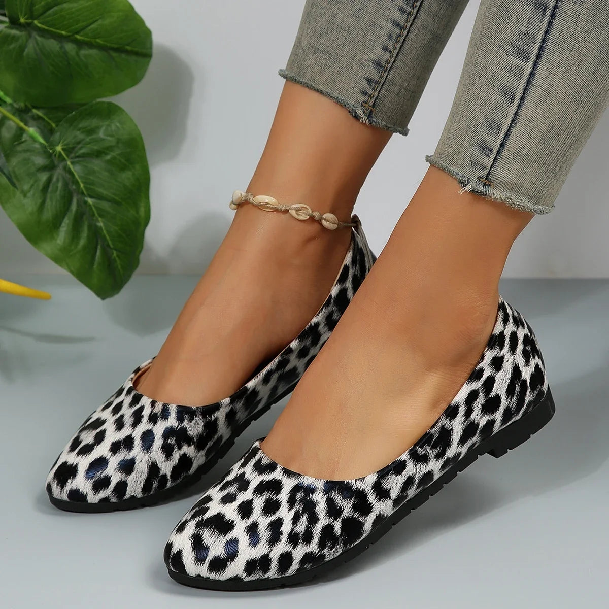 Mocasines de Leopardo para Mujer, Planos y Estilizados, Otoño 2024